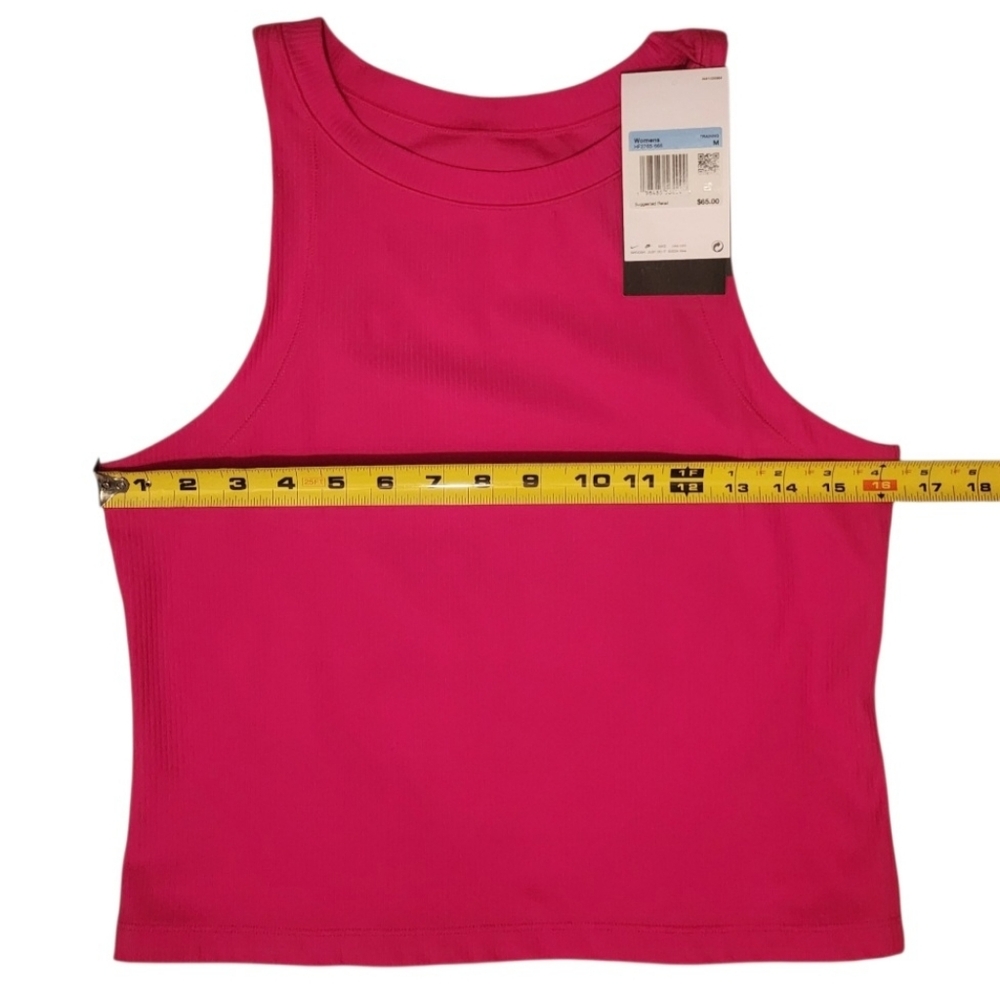 Womens Nike Zenvy Rib Knit Dri-FIT Tank Top.size Medium - Picture 7 of 16